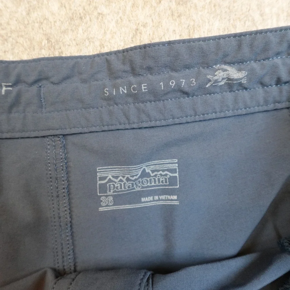 Patagonia Shorts Mens 36 Blue Wavefarer Hybrid Walk 7